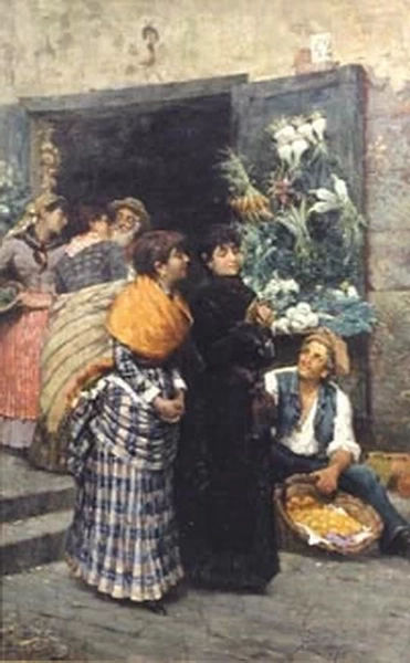 Scena di mercato